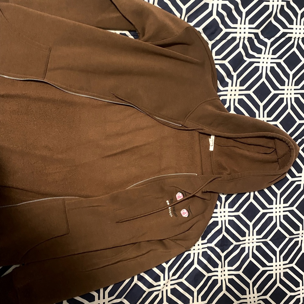 Brown legendary anime hoodie